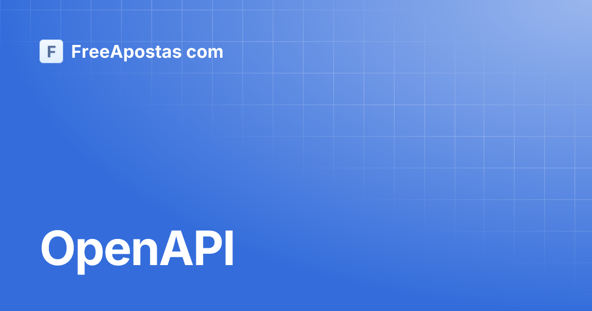 OpenAPI FreeApostas com
